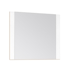 Зеркало "Монако" 80*70 Белый/Белый Лакобель