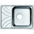 Мойка для кухни с выпуском арт. 011UPSOi84, нержавеющая сталь, полированная, чаша справа Arro ARR60PRi77K