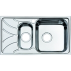 Мойка для кухни с выпуском арт. 021UPSOi84, нержавеющая сталь, шелк, 1 1/2, чаша справа Arro ARR78SZi77K