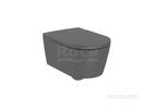 Унитаз Roca Inspira Round подвесная 560, Rimless, оникс 346527640