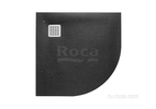 Душевой поддон из материала Stonex® Roca Terran 900X900 Negro 14 кр