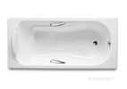Чугунная ванна Roca Haiti 140x75 с отверстиями для ручек, anti-slip  2331G0000