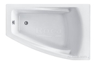 Акриловая ванна Roca Hall Angular 150х100 асимметричная правая белая ZRU9302865