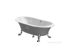 Newcast-Grey ванна 170х85 с ножками