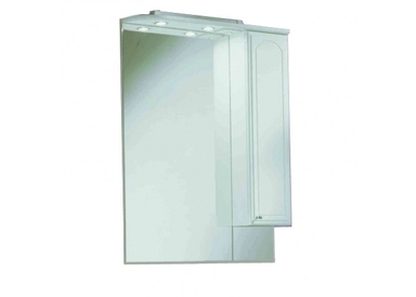 Зеркальный шкаф AQUATON Майами 75 правый белый 1A047502MM01R 1A047502MM01R