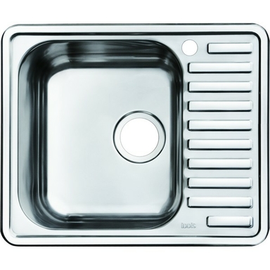 Мойка для кухни с выпуском арт. 011UPSOi84, нержавеющая сталь, шелк, чаша слева Strit STR58SLi77K STR58SLi77K