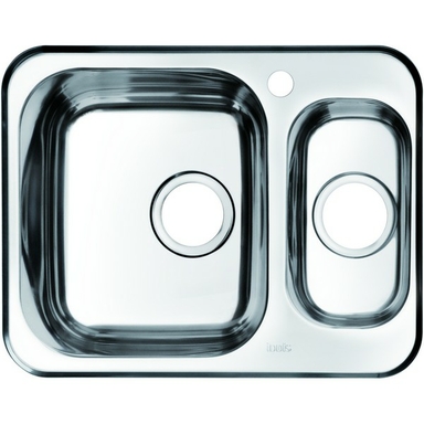 Мойка для кухни с выпуском арт. 021UPSOi84, нержавеющая сталь, полированная, 1 1/2, чаша слева Strit STR60PXi77K STR60PXi77K