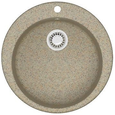 Кухонная мойка AZARIO Vital 507x507x200 искусственный мрамор, цвет Песочный (CS00078347) CS00078347