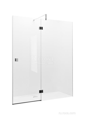 Душевое ограждение Roca Metropolis Дверь распашная 1600X1950 мм, прозрачное стекло, профиль хром MP3416012M MP3416012M