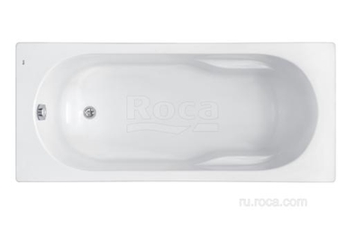Акриловая ванна Roca Genova 160x70 прямоугольная белая ZRU9302973 ZRU9302973