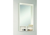 Зеркальный шкаф Йорк 60, белый/выбеленное дерево 1A170102YOAY0