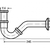Сифон для биде трубный (металл), для смесителя с донным клапаном, 1 1/4 x 1 1/4, хром