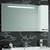Зеркало со шкафом Диор 120, правый бело-бодовый