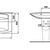 MyLife Раковина с системой CLOU (95x60 см) 8.1094.7.400.104.1