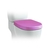 Унитаз подвесной Mimo с бело-розовой крышкой-сиденьем soft close