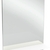 Высокое зеркало Struktura с меламиновой полочкой (Ш 59 x Г 2 x В 107.2 см), белое