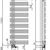 Электрический полотенцесушитель Yucca asymetric 130-40, хром