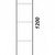 Шкаф-колонна (пенал) подвесной Анкона П25/BLK, черный