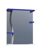Шкаф зеркальный Alessandro 3 - 550 синий