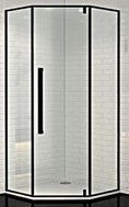 Душевое ограждение  ALT-C-P10 (100x100x195) б/п, 1 упаковка