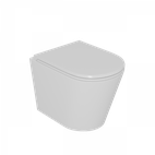Комплект Унитаз подвесной безободковый (торнадо) D&K Venice DT1026516 + инс. DI8055119, кл. DB1519002, матовый хром