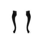 Ножки фигурные Венеция (2 шт), черный глянец