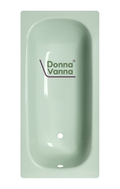 Ванна ст. эмал. 150х70, зеленая мята, без ранта DV-51932, DONNA VANNA