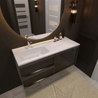 Раковина над стиральной машиной Uperwood Bon 120х48х17 см, правая, с крылом слева, с кронштейнами