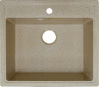 Кухонная мойка AZARIO Litos 570x505x200 искусственный мрамор, цвет Песочный (CS00078326)