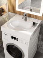 Раковина над стиральной машиной Uperwood Comforty 60х60х11 см, белая глянцевая