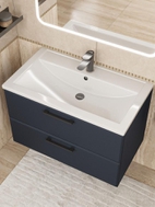 Раковина для ванной Uperwood Foster 80х45,5х17,5 см, белая глянцевая