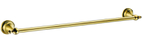Полотенцедержатель Azario ELVIA трубчатый одинарный, золото (AZ-91101G)