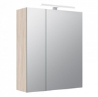 Шкаф-зеркало, 50 см, двухдверный, Mirro, IDDIS, MIR5002i99