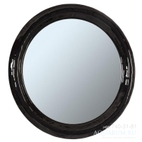 Зеркало Андорра 90, круглое черное