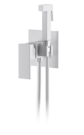 Смеситель для душа DK Bayern.Liszt DA1514508 с гигиеническим душем встраиваемый матовый белый