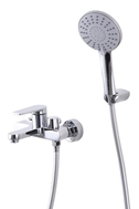 Смеситель для ванны с душем DK Bayern.Fürth DA1523201 короткий излив хром