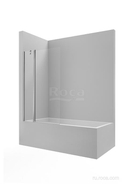 Душевое ограждение Roca Victoria B1HF 100X150 1 фиксированная панель + 1 распашная дверь, прозрачное M19510012