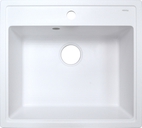 Кухонная мойка AZARIO Litos 570x505x200 искусственный мрамор, цвет Белый лед (CS00078322)