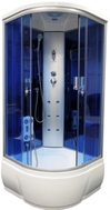 Душевая кабина Aquacubic 3302A blue mirror