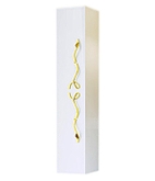 Шкаф-колонна (пенал) подвесной Due amanti белый-золото