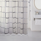 Штора для ванной комнаты, 180*180 см, PEVA, Free Design (white), Milardo, 521V180M11