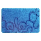 Коврик для ванной комнаты, 50*80 см, полиэстер-акрил, Fairyland (blue), Milardo, 473PA58M12