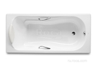 Чугунная ванна Roca Haiti 150x80 с отверстиями для ручек, anti-slip 2332G000R