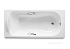 Чугунная ванна Roca Haiti 170x80 с отверстиями для ручек, anti-slip 2327G000R