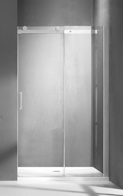 Душевое ограждение SANTREK AQUA Evo-DF-1400-C-Chrome 1400*1950 Прямое, стекло Прозр. 8мм, профиль Хром 314073
