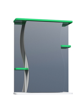 Шкаф зеркальный Alessandro 3 - 550 зеленый 11-550-зел