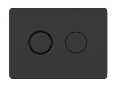 Кнопка ACCENTO CIRCLE для AQUA 50 пневматическая пластик черный матовый 63839