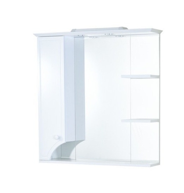Зеркальный шкаф AQUATON Элен 85 белый 1A218802EN010 1A218802EN010