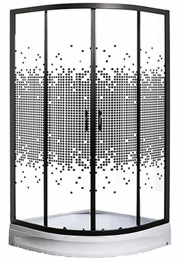 Душевое ограждение                      ALT-8015MB (90*90*194) н/п,           2 упаковки ALT-8015MB