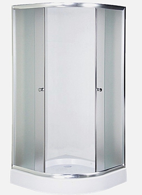 Душевое ограждение ALT-8015Т (90*90*194) н/п, 2 упаковки ALT-8015Т
